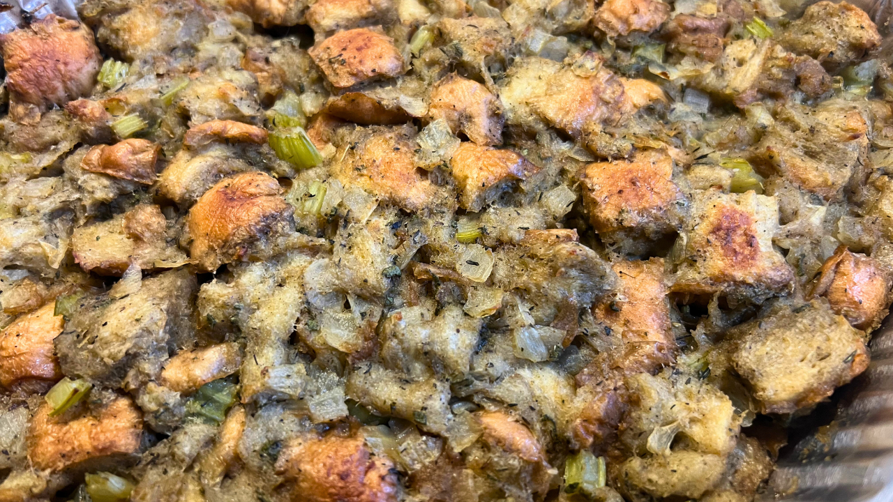 Roasted Garlic and Sage Stuffing