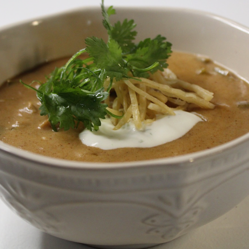 Creamy Cajun White Chicken Chili